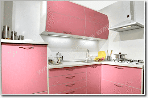 Кухонный гарнитур Сабрина pink