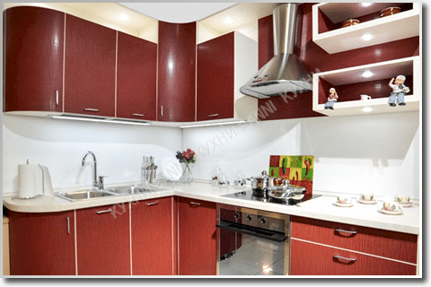 Кухня Сабрина red